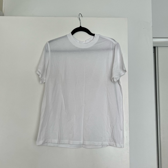 Lululemon all yours cotton tee sz 6 white - Picture 1 of 4